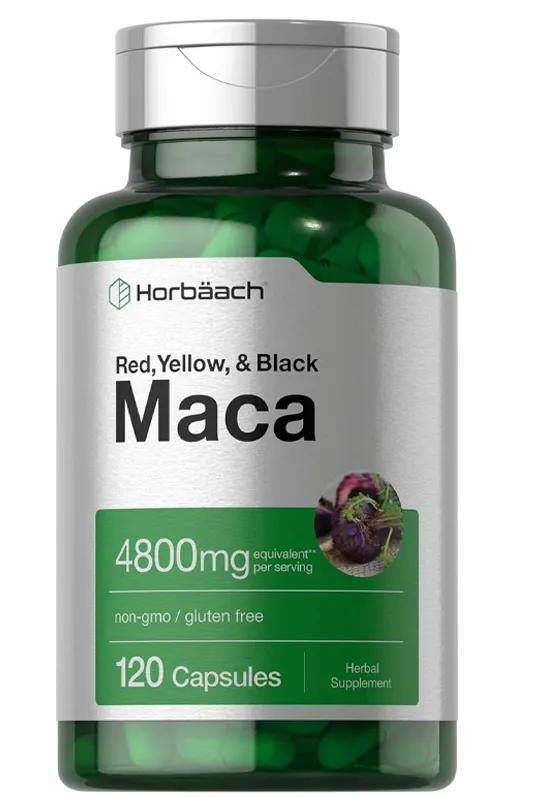 Red , Yellow and Black Maca Root for Men and Women - 120 Capsules Red , Yellow and Black Maca Root for Men and Women - 120 Capsules